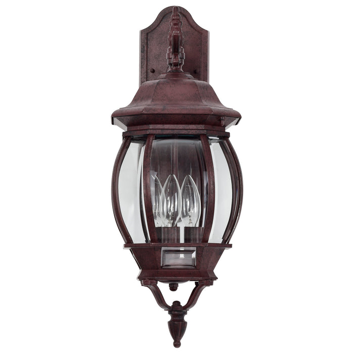 Nuvo Lighting 60-892 Three Light Outdoor Wall Lantern, Old Bronze