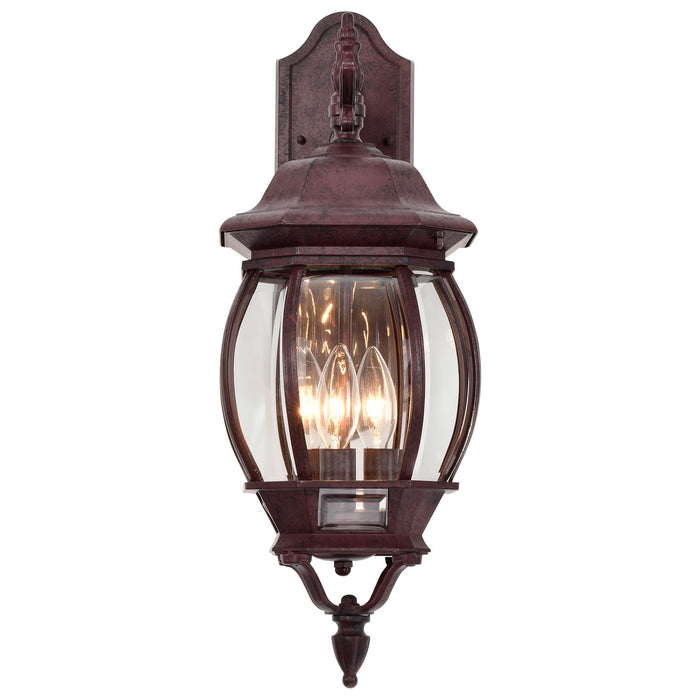 Nuvo Lighting 60-892 Three Light Outdoor Wall Lantern, Old Bronze