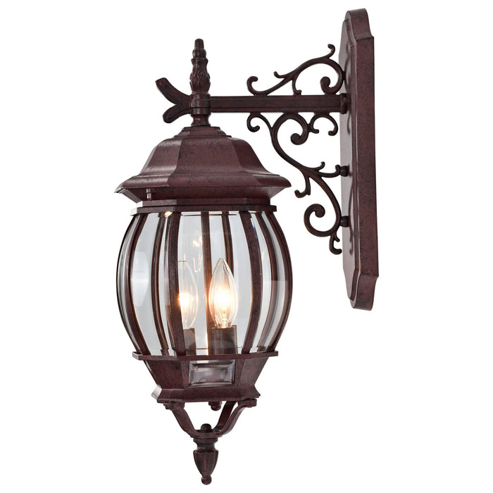 Nuvo Lighting 60-892 Three Light Outdoor Wall Lantern, Old Bronze