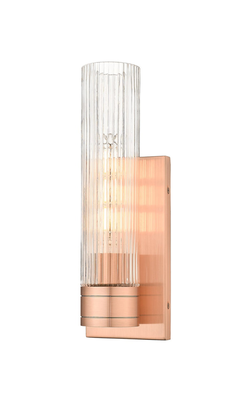 Innovations 617-1W-AC-G617-11SCL One Light Wall Sconce, Antique Copper