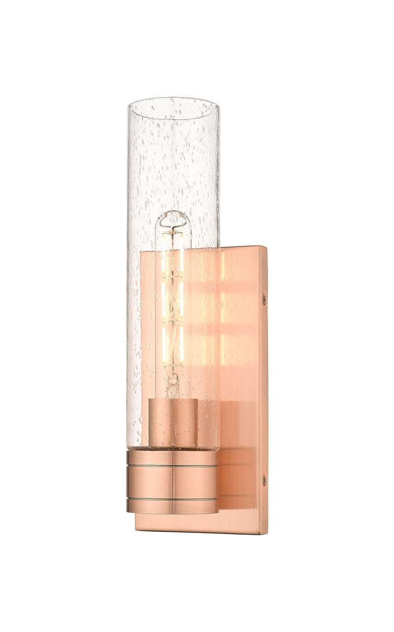 Innovations 617-1W-AC-G617-11SDY One Light Wall Sconce, Antique Copper