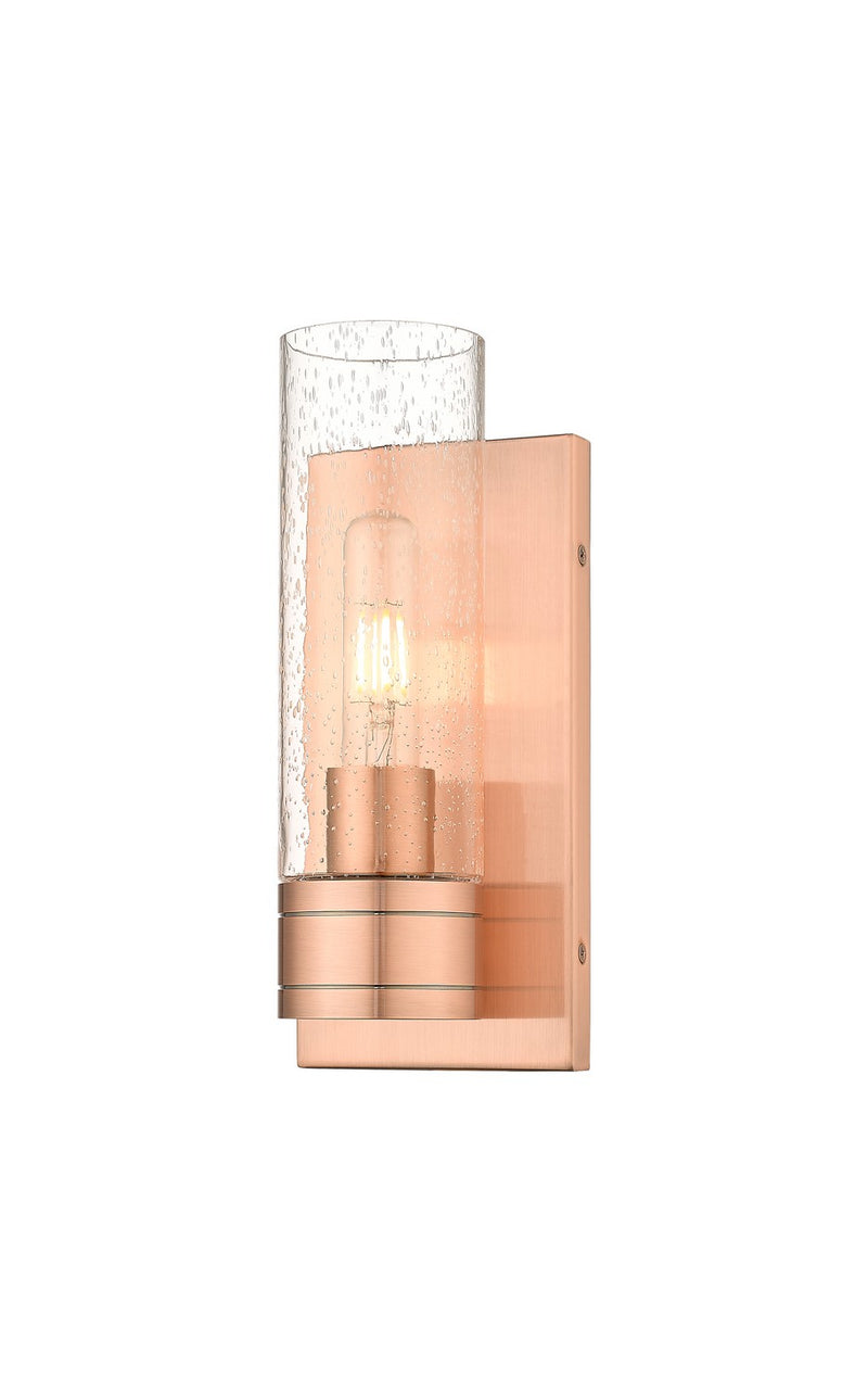 Innovations 617-1W-AC-G617-8SDY One Light Wall Sconce, Antique Copper