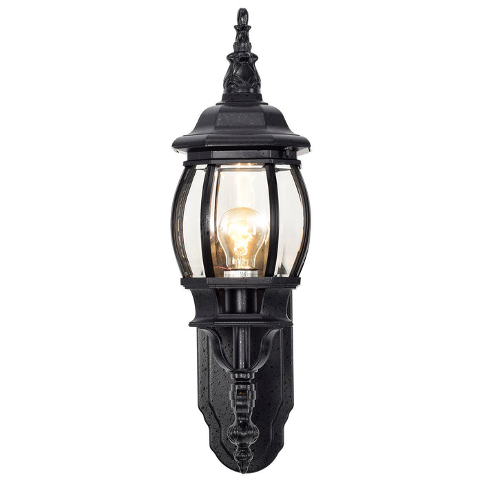 Nuvo Lighting 60-887 One Light Outdoor Wall Lantern, Textured Black