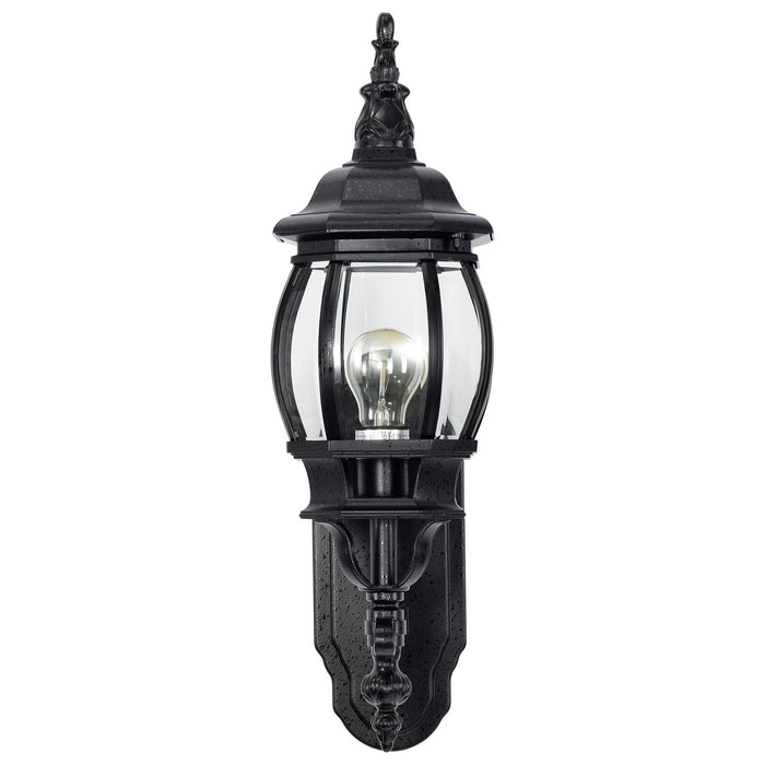 Nuvo Lighting 60-887 One Light Outdoor Wall Lantern, Textured Black