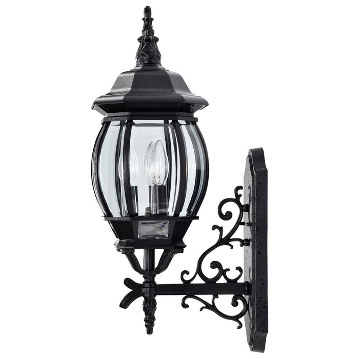 Nuvo Lighting 60-890 Three Light Outdoor Wall Lantern, Textured Black