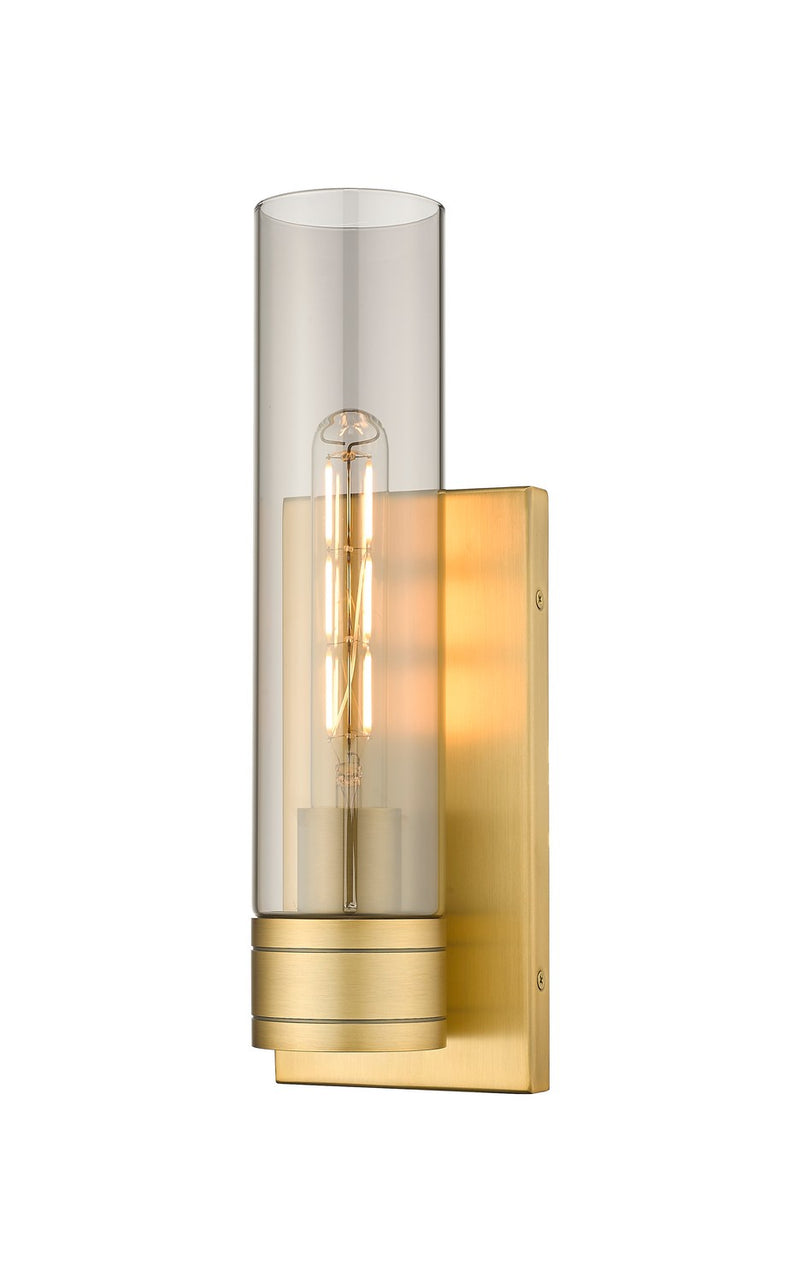 Innovations 617-1W-BB-G617-11SM One Light Wall Sconce, Brushed Brass