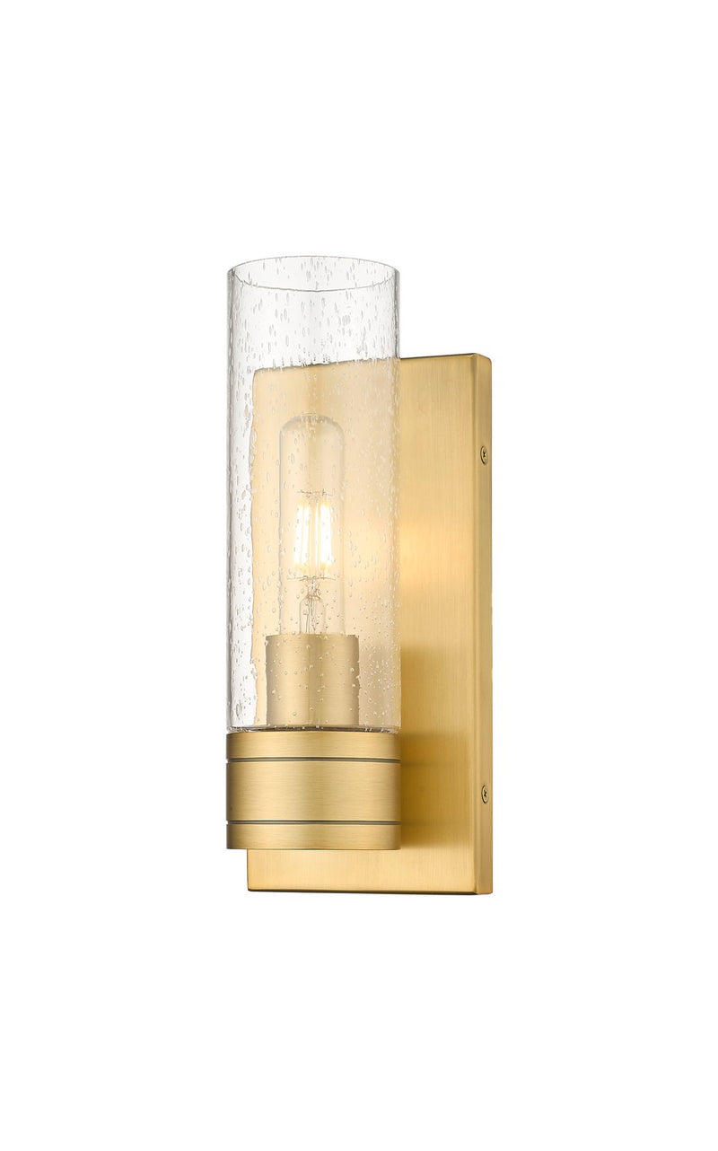Innovations 617-1W-BB-G617-8SDY One Light Wall Sconce, Brushed Brass