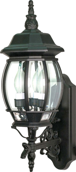 Nuvo Lighting 60-890 Three Light Outdoor Wall Lantern, Textured Black
