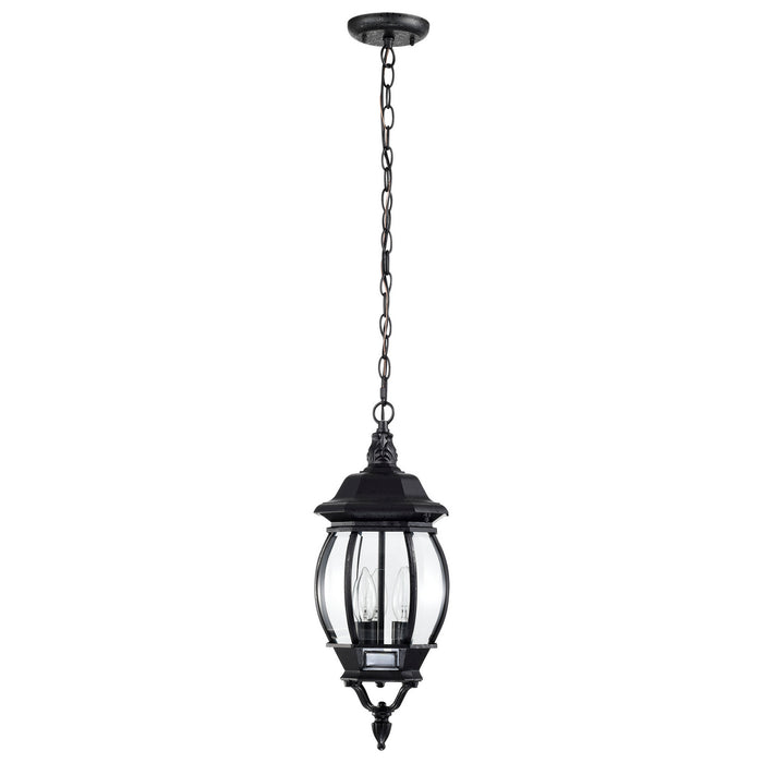 Nuvo Lighting 60-896 Three Light Hangng Lantern, Textured Black