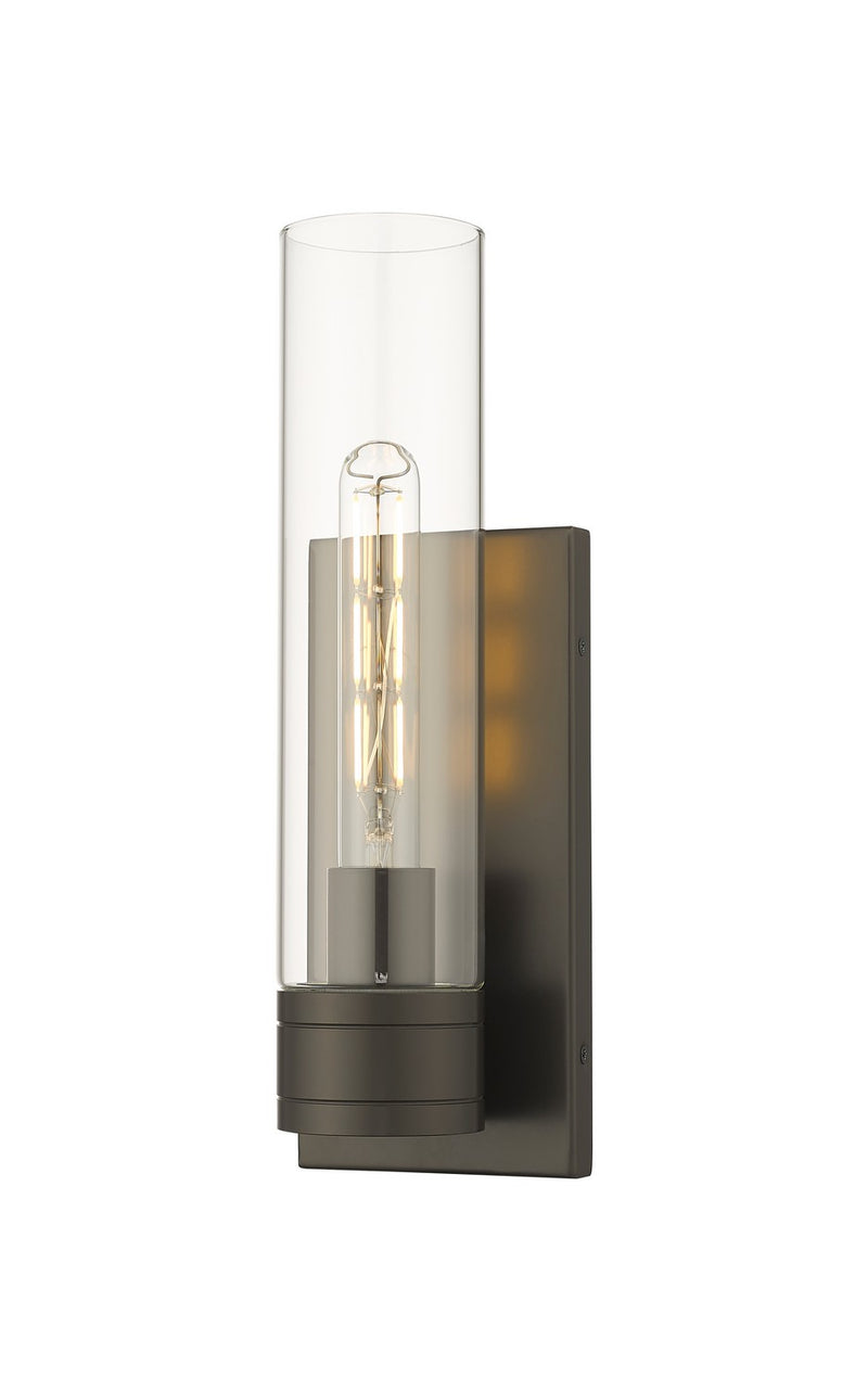 Innovations 617-1W-OB-G617-11CL One Light Wall Sconce, Oil Rubbed Bronze