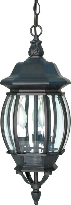 Nuvo Lighting 60-896 Three Light Hangng Lantern, Textured Black