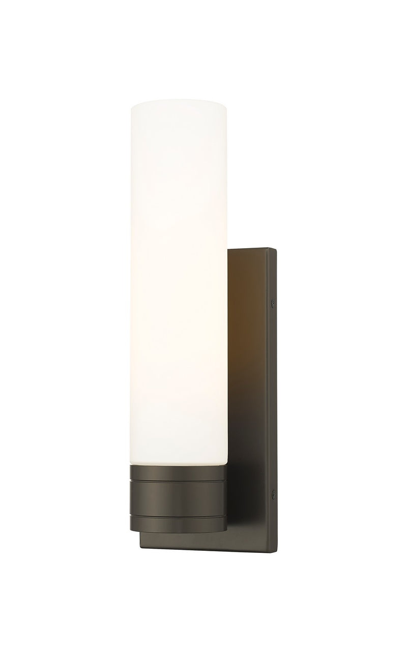 Innovations 617-1W-OB-G617-11WH One Light Wall Sconce, Oil Rubbed Bronze