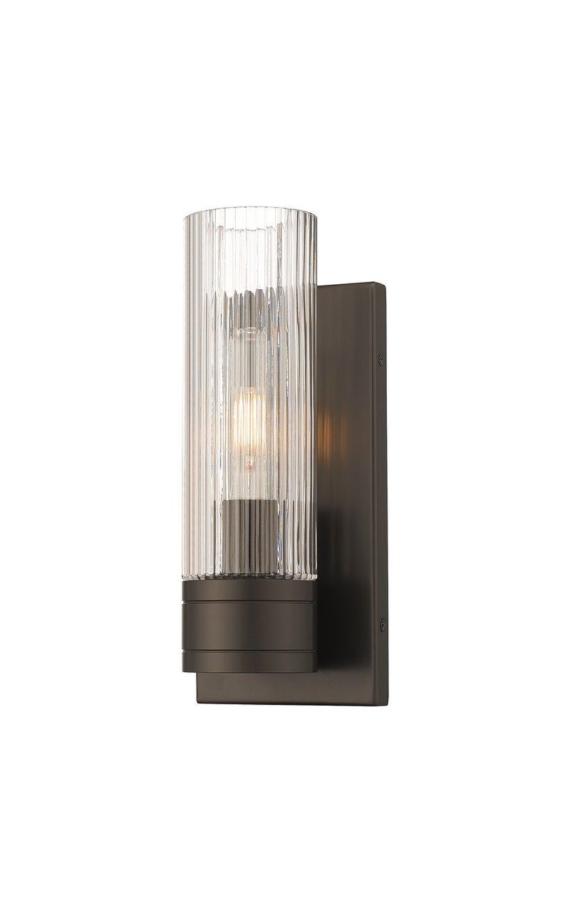 Innovations 617-1W-OB-G617-8SCL One Light Wall Sconce, Oil Rubbed Bronze