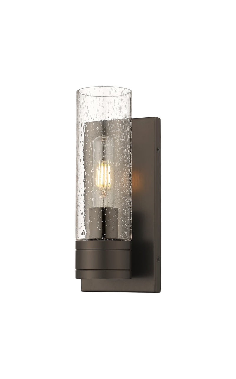 Innovations 617-1W-OB-G617-8SDY One Light Wall Sconce, Oil Rubbed Bronze