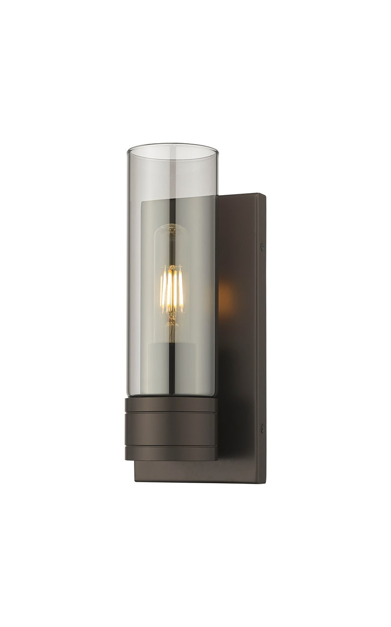 Innovations 617-1W-OB-G617-8SM One Light Wall Sconce, Oil Rubbed Bronze