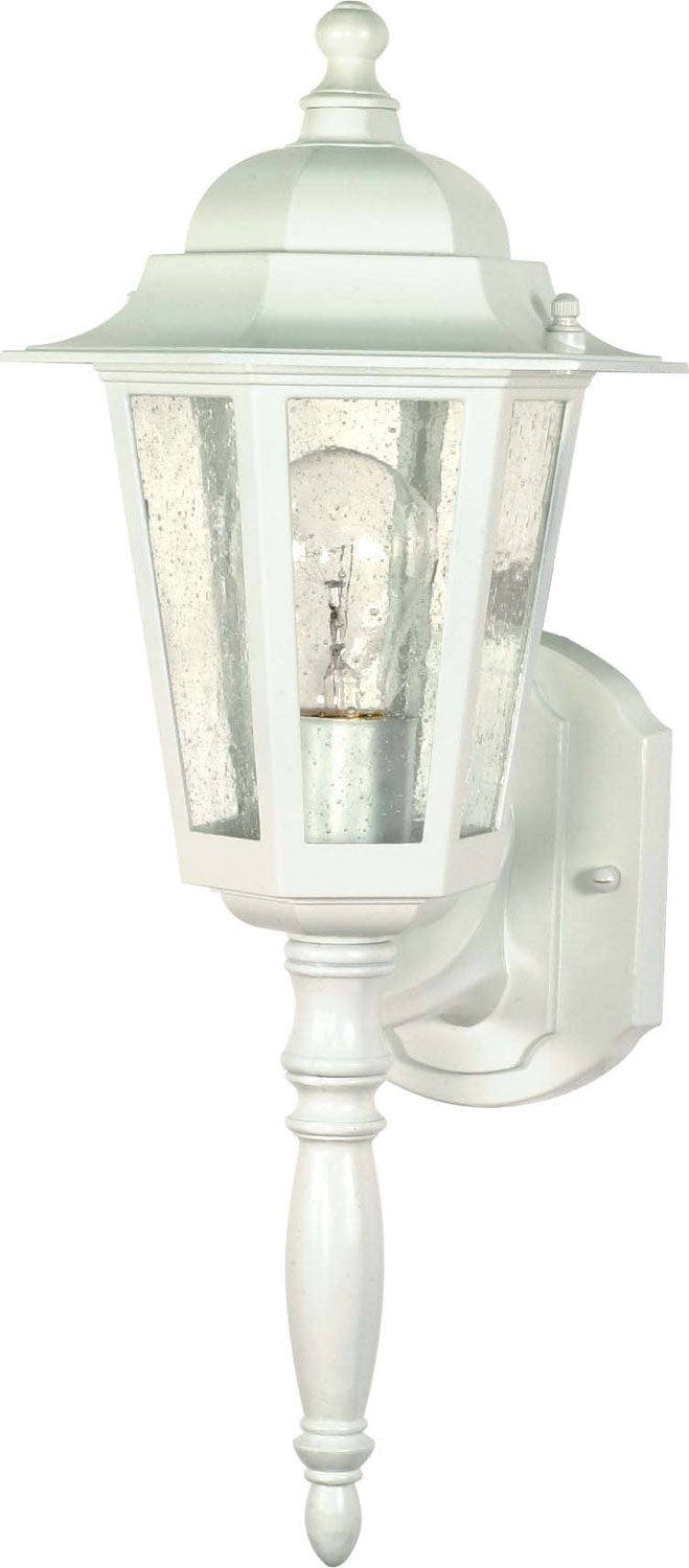 Nuvo Lighting 60-985 One Light Wall Lantern, White