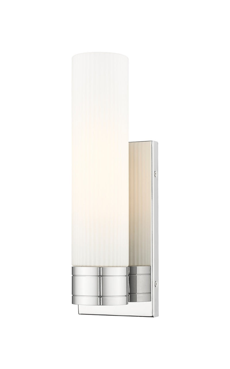 Innovations 617-1W-PC-G617-11SWH One Light Wall Sconce, Polished Chrome