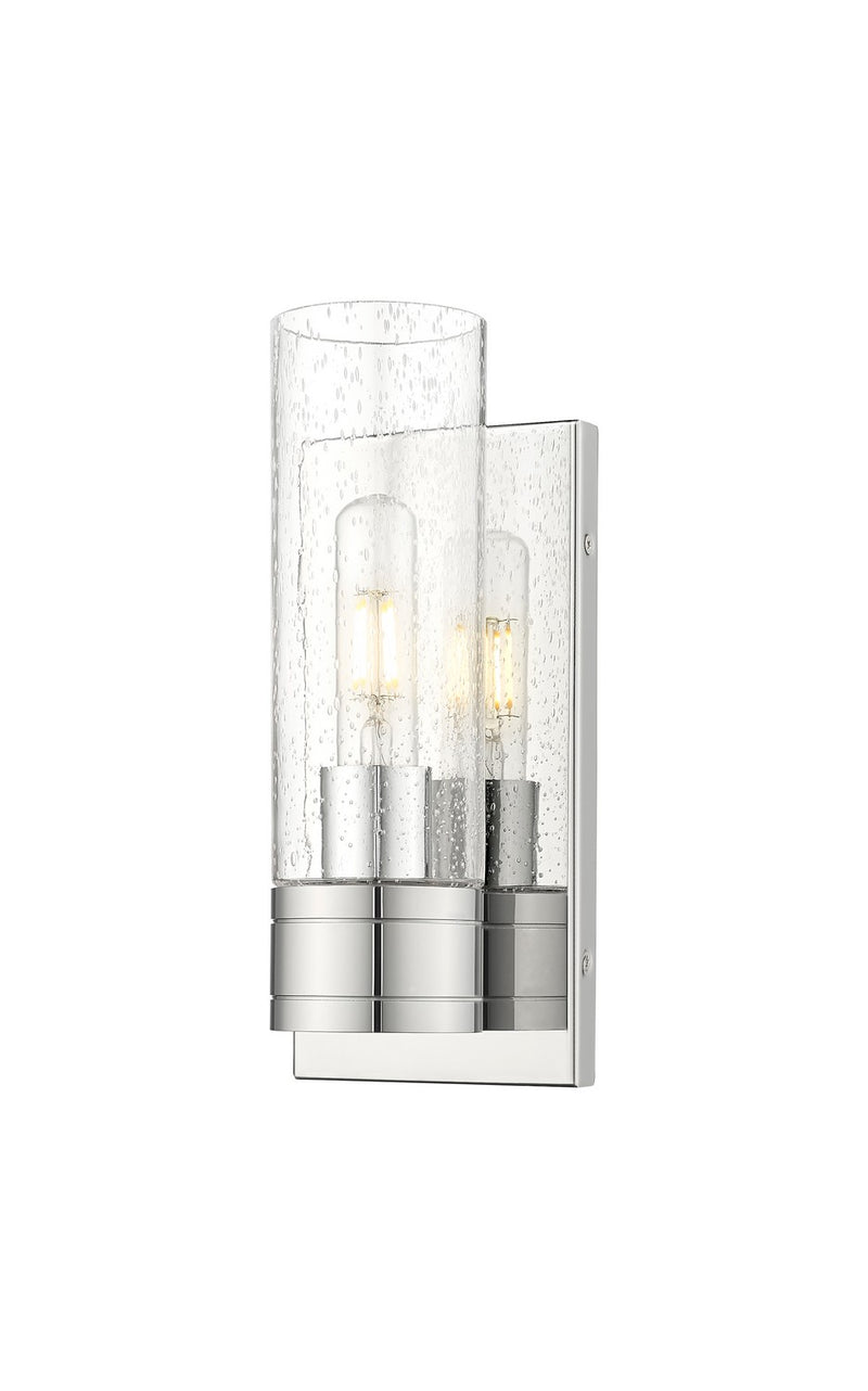 Innovations 617-1W-PC-G617-8SDY One Light Wall Sconce, Polished Chrome