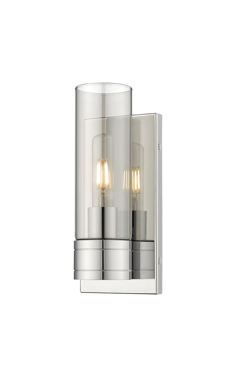 Innovations 617-1W-PC-G617-8SM One Light Wall Sconce, Polished Chrome