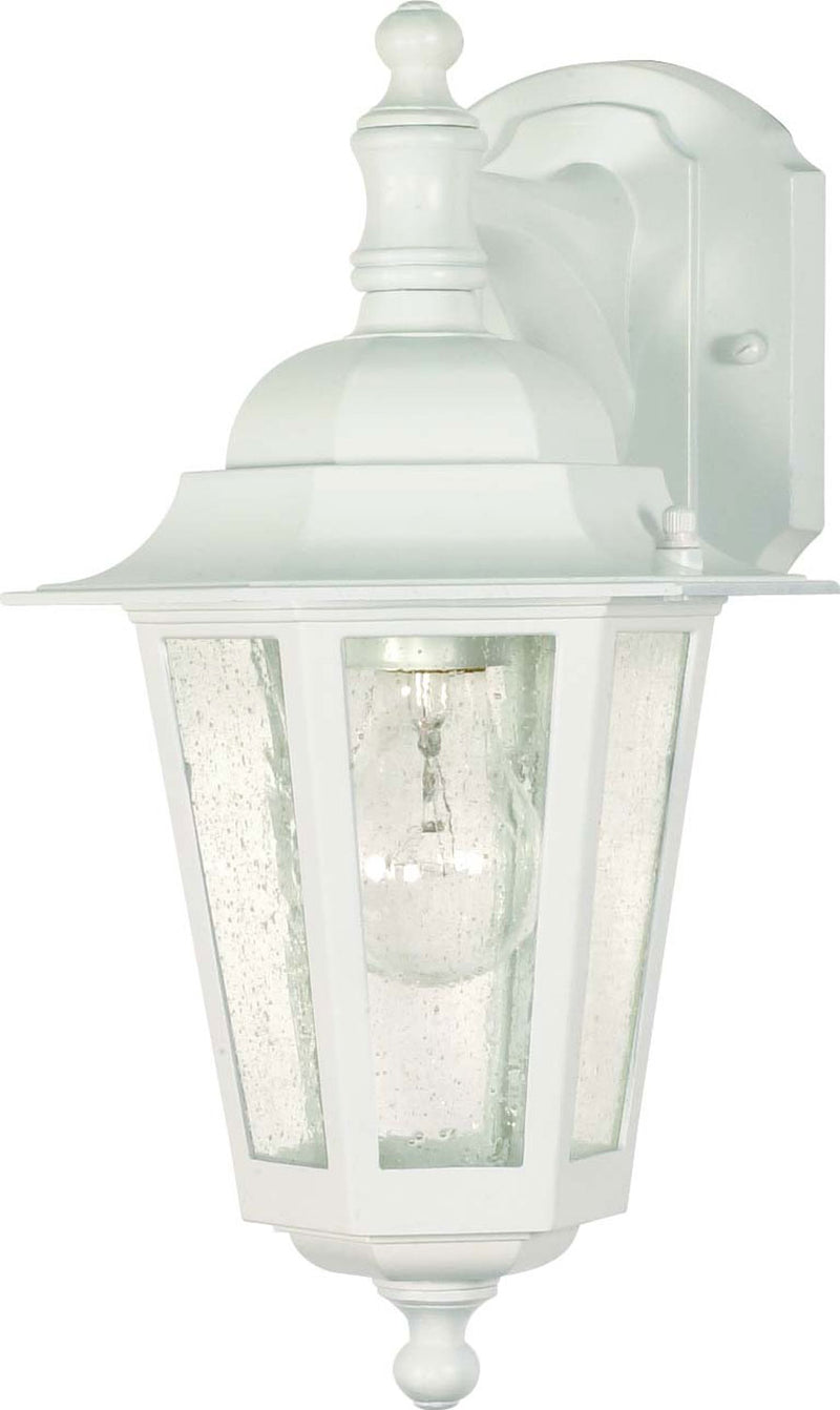 Nuvo Lighting 60-988 One Light Outdoor Wall Lantern, White
