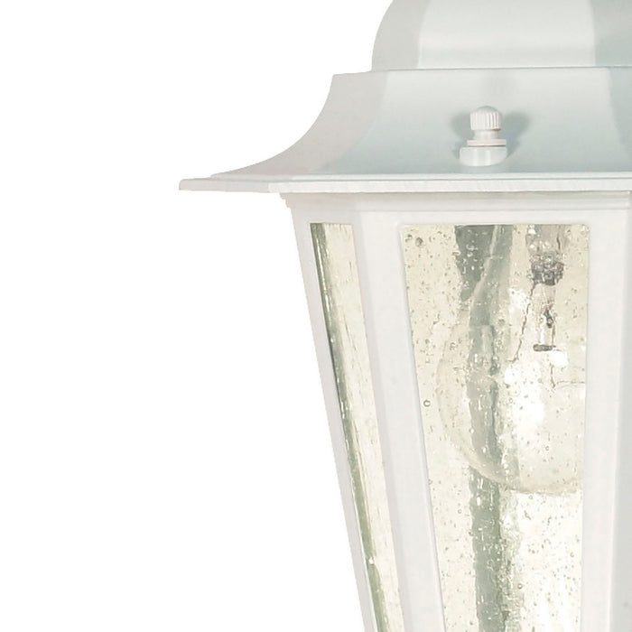 Nuvo Lighting 60-991 One Light Hanging Lantern, White