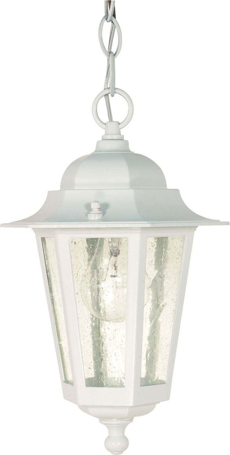 Nuvo Lighting 60-991 One Light Hanging Lantern, White