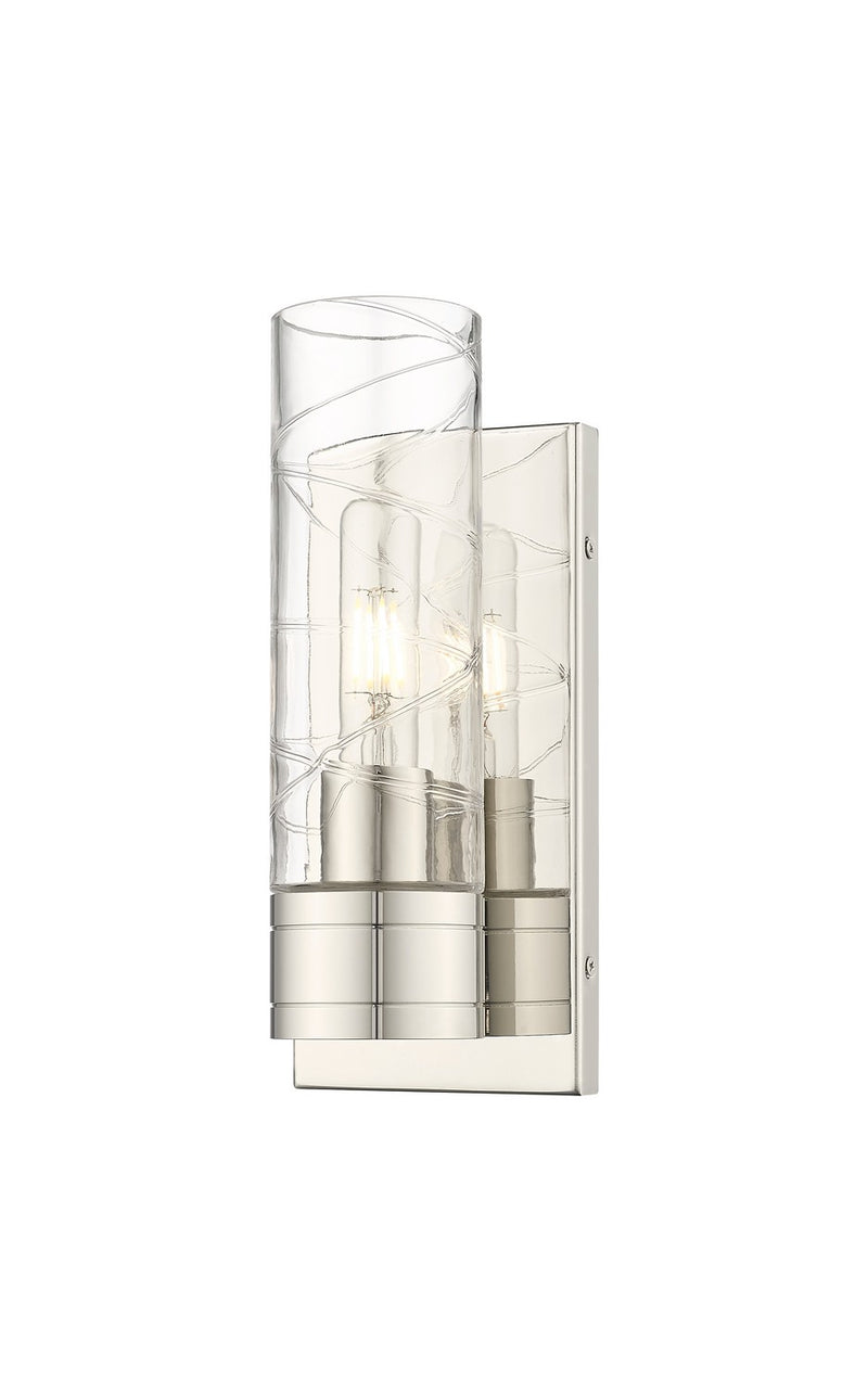 Innovations 617-1W-PN-G617-8DE One Light Wall Sconce, Polished Nickel