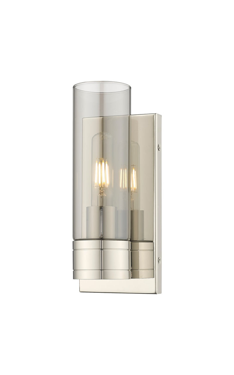 Innovations 617-1W-PN-G617-8SM One Light Wall Sconce, Polished Nickel