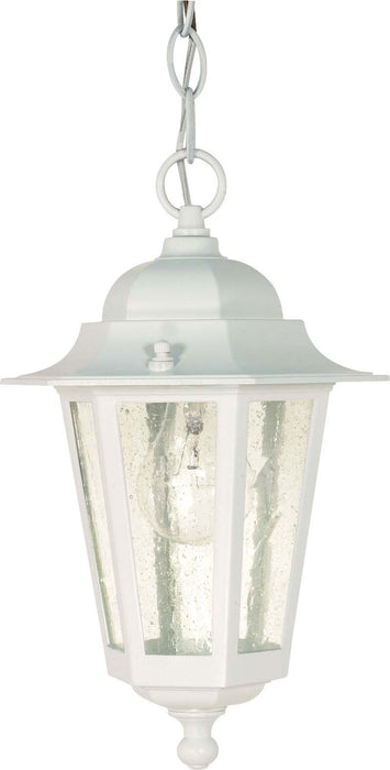 Nuvo Lighting 60-991 One Light Hanging Lantern, White