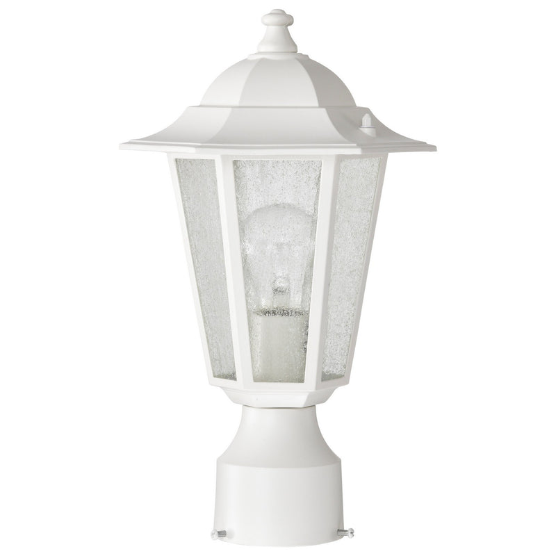 Nuvo Lighting 60-994 One Light Post Lantern, White