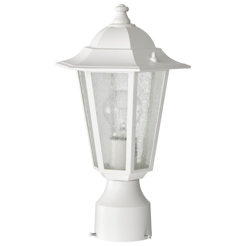 Nuvo Lighting 60-994 One Light Post Lantern, White