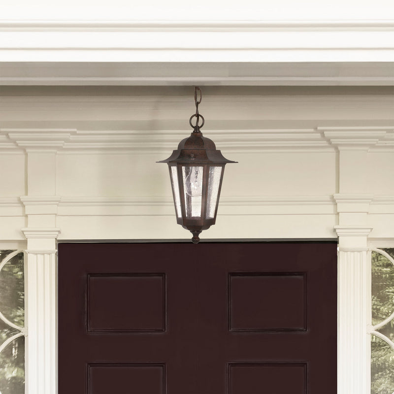 Nuvo Lighting 60-992 One Light Hanging Lantern, Old Bronze
