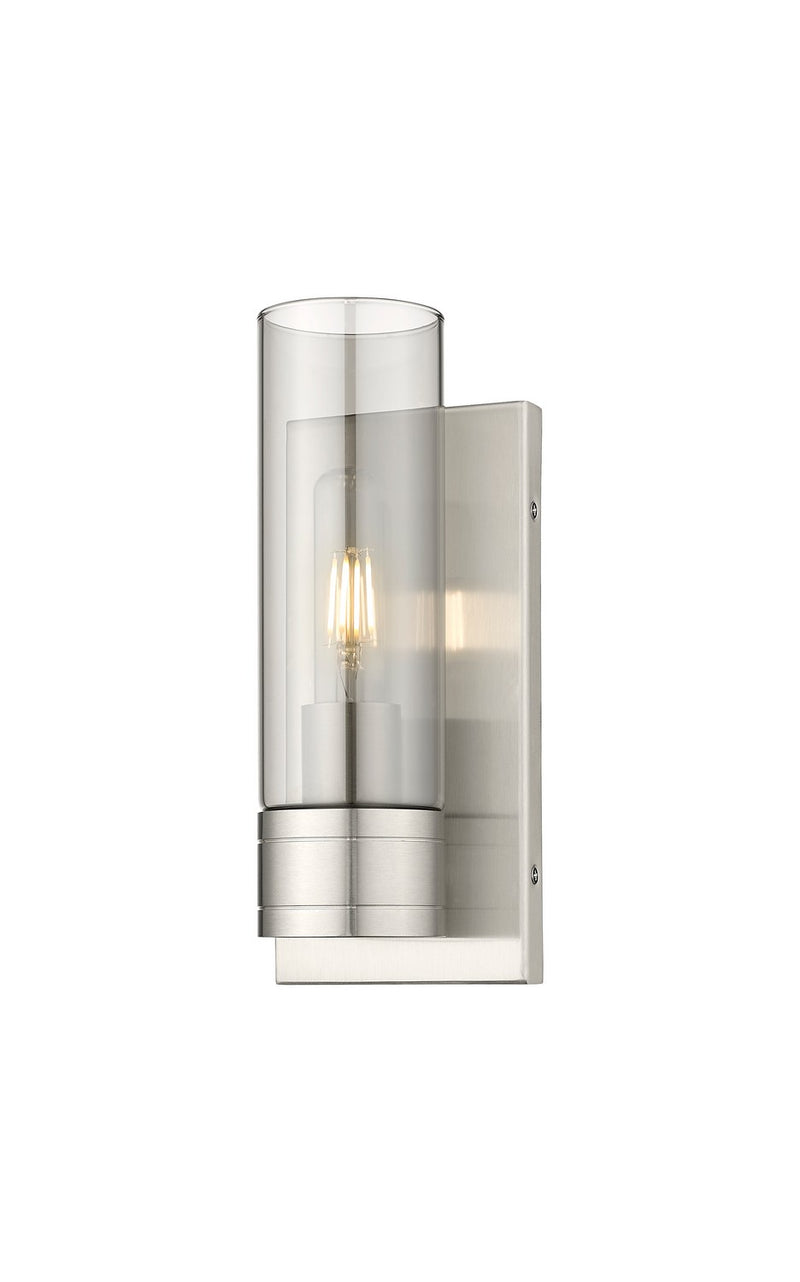 Innovations 617-1W-SN-G617-8SM One Light Wall Sconce, Satin Nickel