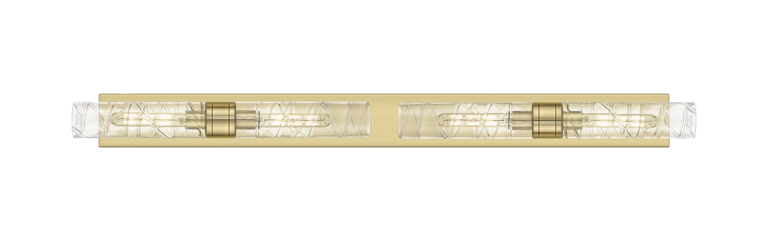 Innovations 617L-4W-AB-G617-11DE Four Light Bath Vanity, Antique Brass