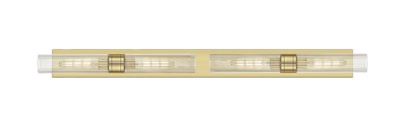 Innovations 617L-4W-AB-G617-11SCL Four Light Bath Vanity, Antique Brass