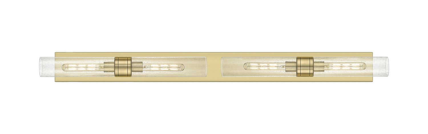 Innovations 617L-4W-AB-G617-11SDY Four Light Bath Vanity, Antique Brass