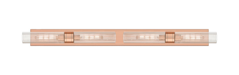 Innovations 617L-4W-AC-G617-11SCL Four Light Bath Vanity, Antique Copper
