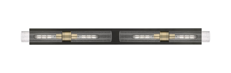 Innovations 617L-4W-BAB-G617-11SDY Four Light Bath Vanity, Black Antique Brass