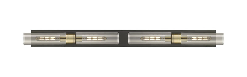 Innovations 617L-4W-BAB-G617-11SM Four Light Bath Vanity, Black Antique Brass