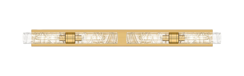 Innovations 617L-4W-BB-G617-11DE Four Light Bath Vanity, Brushed Brass