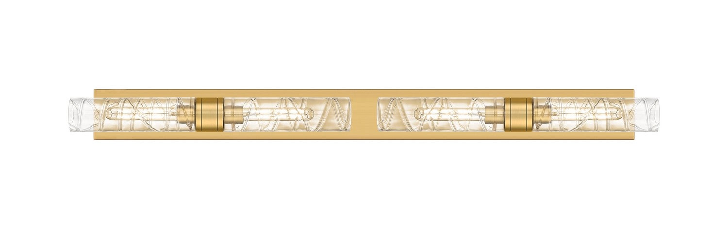 Innovations 617L-4W-BB-G617-11DE Four Light Bath Vanity, Brushed Brass