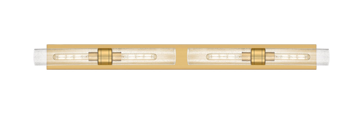 Innovations 617L-4W-BB-G617-11SDY Four Light Bath Vanity, Brushed Brass