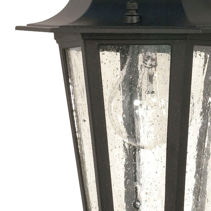 Nuvo Lighting 60-993 One Light Hanging Lantern, Textured Black