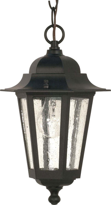 Nuvo Lighting 60-993 One Light Hanging Lantern, Textured Black