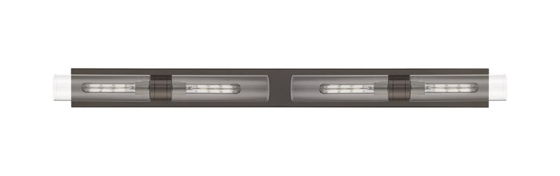 Innovations 617L-4W-OB-G617-11CL Four Light Bath Vanity, Oil Rubbed Bronze