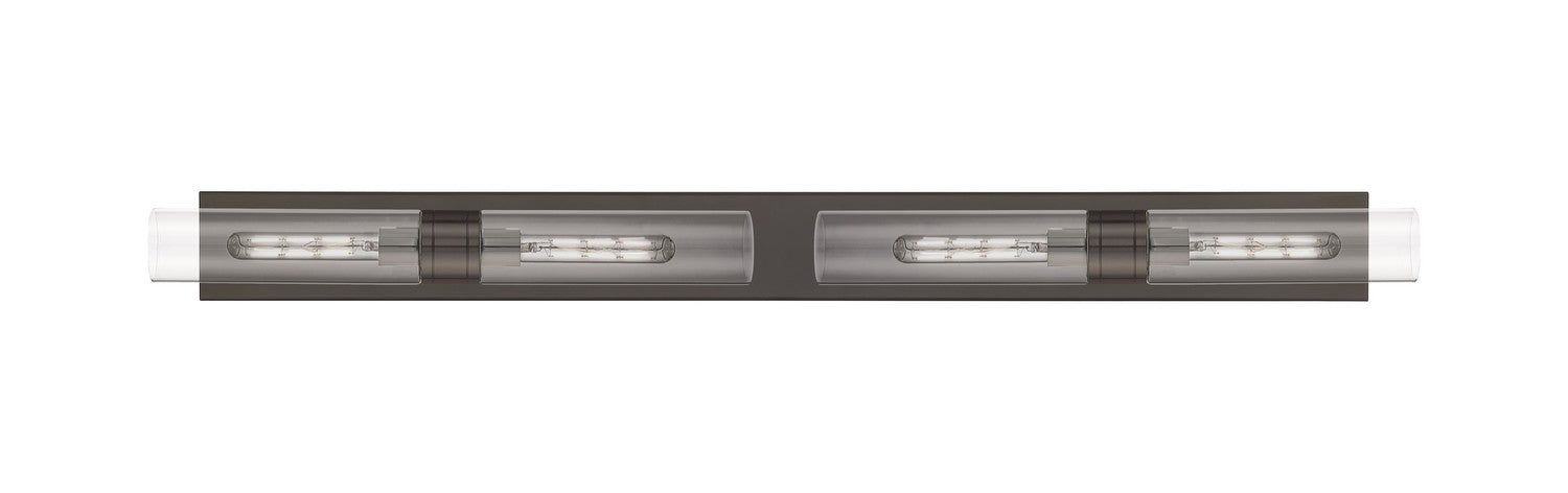 Innovations 617L-4W-OB-G617-11CL Four Light Bath Vanity, Oil Rubbed Bronze