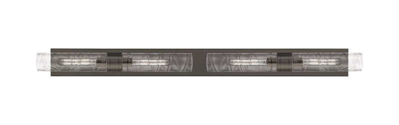 Innovations 617L-4W-OB-G617-11DE Four Light Bath Vanity, Oil Rubbed Bronze