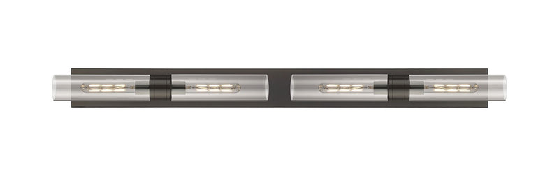 Innovations 617L-4W-OB-G617-11SM Four Light Bath Vanity, Oil Rubbed Bronze