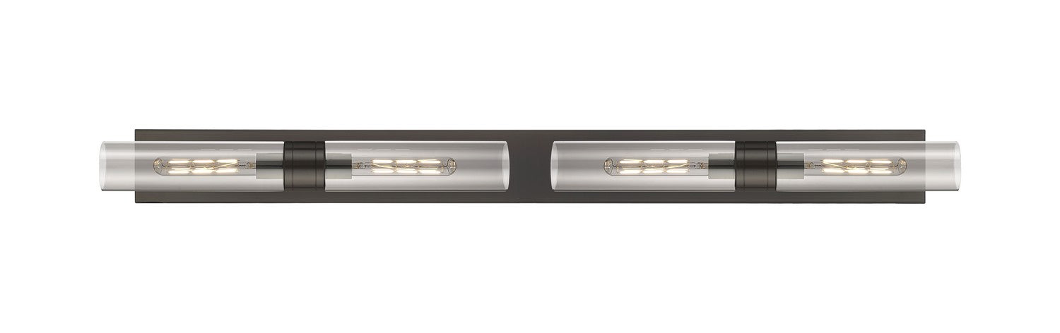 Innovations 617L-4W-OB-G617-11SM Four Light Bath Vanity, Oil Rubbed Bronze