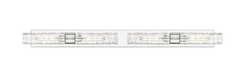 Innovations 617L-4W-PC-G617-11DE Four Light Bath Vanity, Polished Chrome